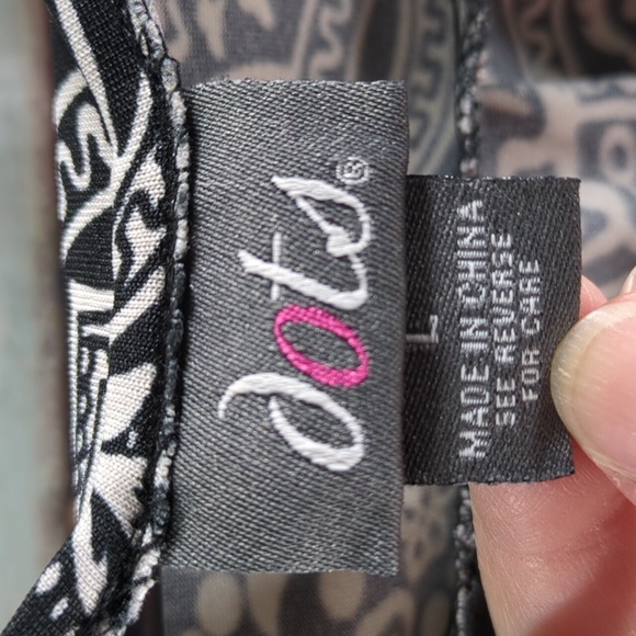 Dots floral geometric pattern dress - Picture 3 of 5